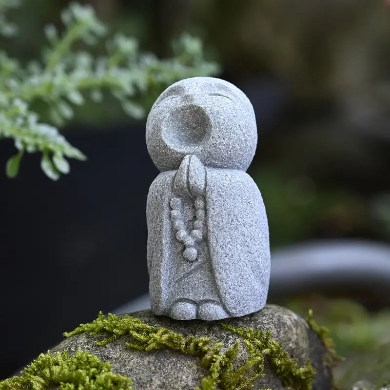 Smiling & Yawning Zen Monk Figurine Set