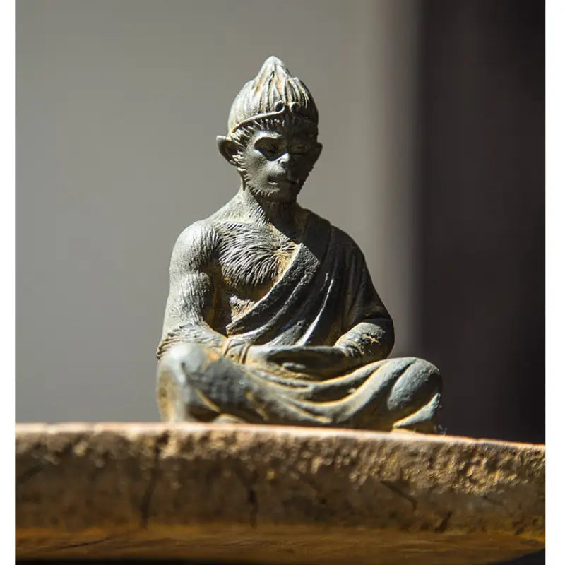 KaizenScrolls™ Meditative Sun Wukong Statue – Journey to the West Figurine