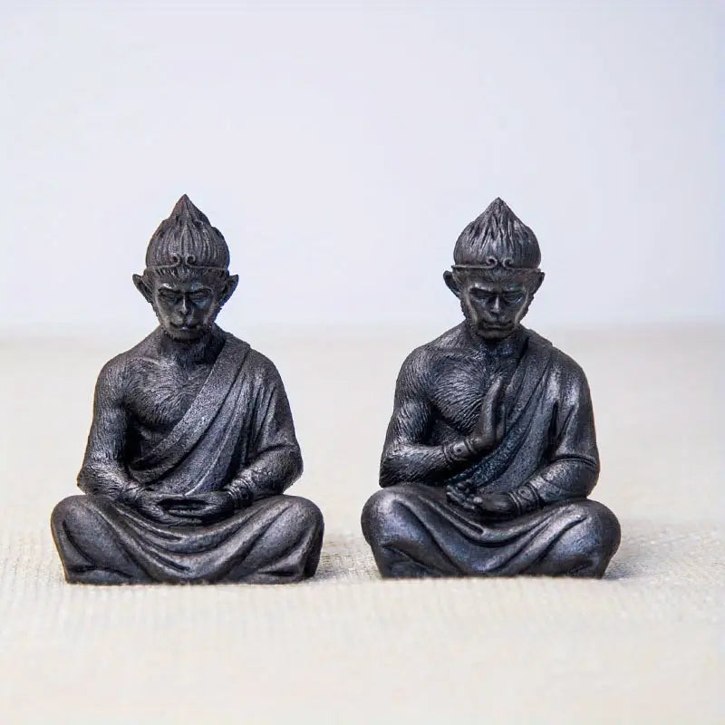 KaizenScrolls™ Meditative Sun Wukong Statue – Journey to the West Figurine