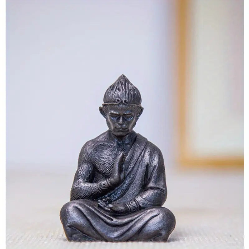 KaizenScrolls™ Meditative Sun Wukong Statue – Journey to the West Figurine