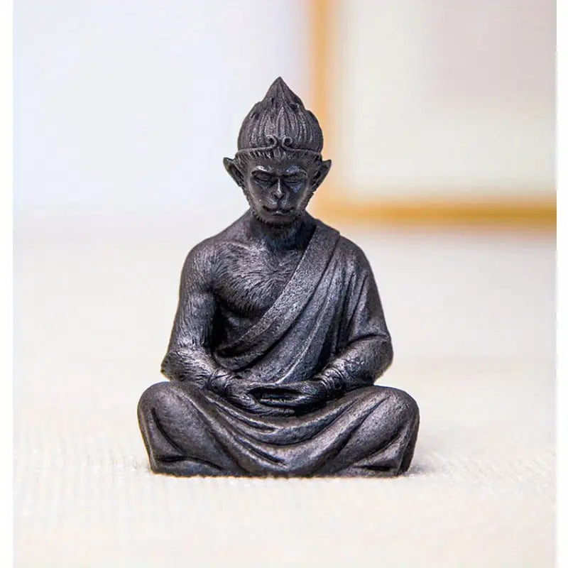 KaizenScrolls™ Meditative Sun Wukong Statue – Journey to the West Figurine