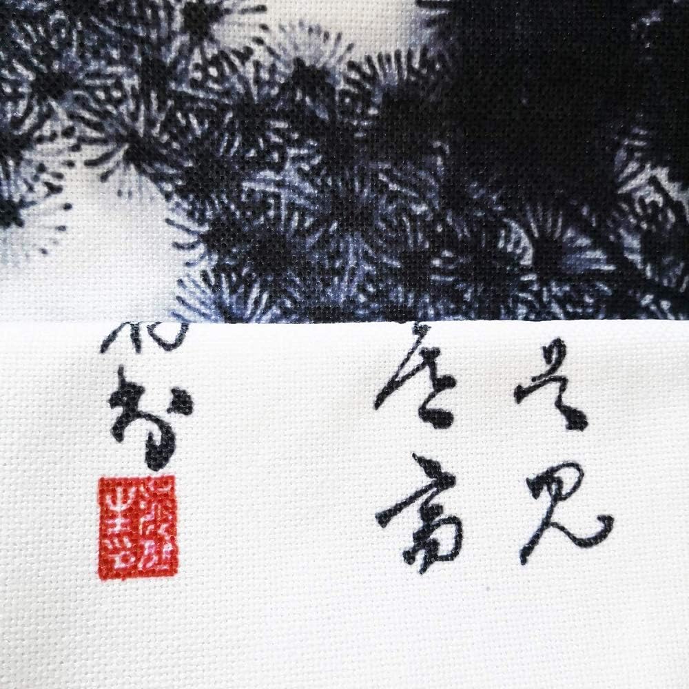 KaizenScrolls™ ‘Whispers of the Mountain’ | Traditional Japanese Noren Curtain – Zen Landscape Wall Art