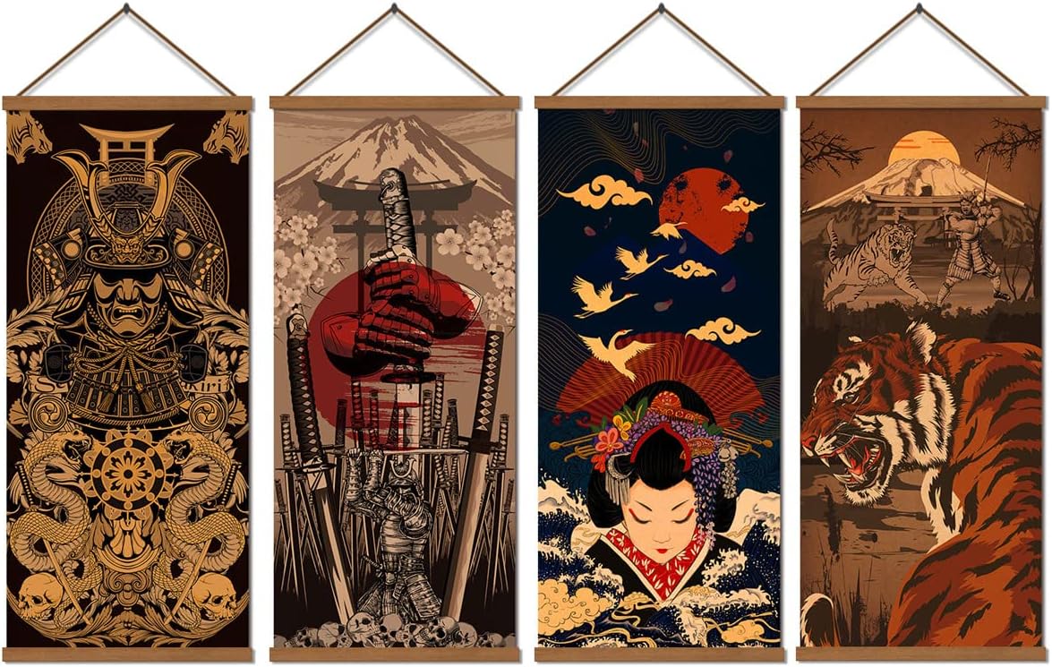 KaizenScrolls™ Samurai Legends Wall Scroll