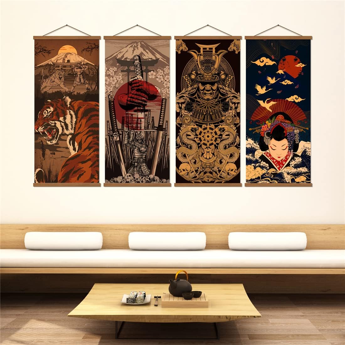KaizenScrolls™ Samurai Legends Wall Scroll