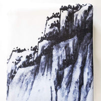 KaizenScrolls™ ‘Whispers of the Mountain’ | Traditional Japanese Noren Curtain – Zen Landscape Wall Art