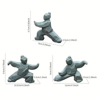 Kung Fu Tai Chi Stone Figurine Statue