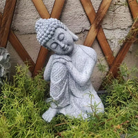 KaizenScrolls™ Handcrafted Stone Zen Buddha Decor