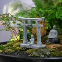 Torii Gate & Buddha Statue Set (2pcs)