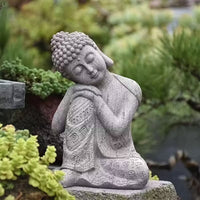 KaizenScrolls™ Handcrafted Stone Zen Buddha Decor