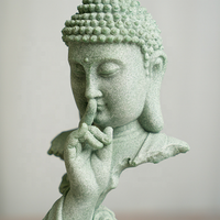 KaizenScrolls™ | “Silent Wisdom” Buddha Statue – Handcrafted Symbol of Inner Peace