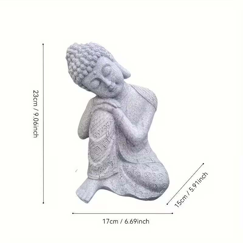 KaizenScrolls™ Handcrafted Stone Zen Buddha Decor
