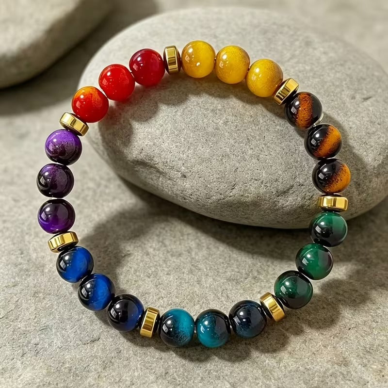 KaizenScrolls™ Seven Chakras Bracelet