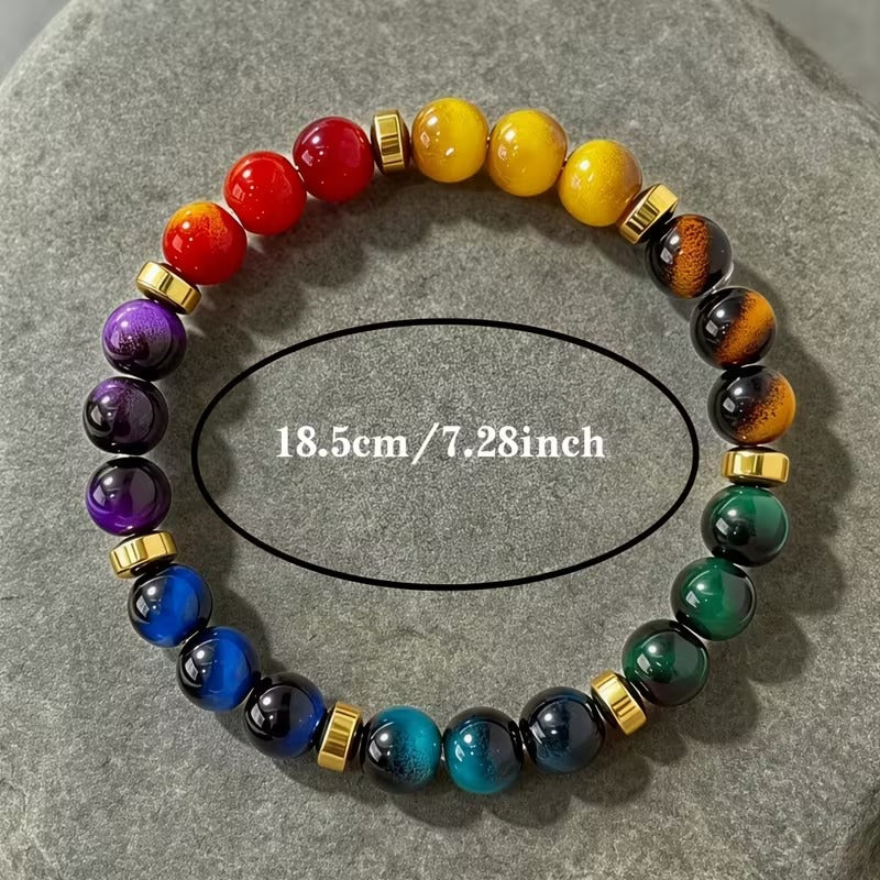 KaizenScrolls™ Seven Chakras Bracelet