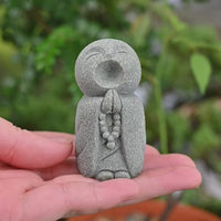Smiling & Yawning Zen Monk Figurine Set